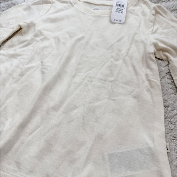 NWT - Gap baby Toddler Girl Cream Long Sleeve Light Weight Tee - Size 3T - Picture 4 of 4